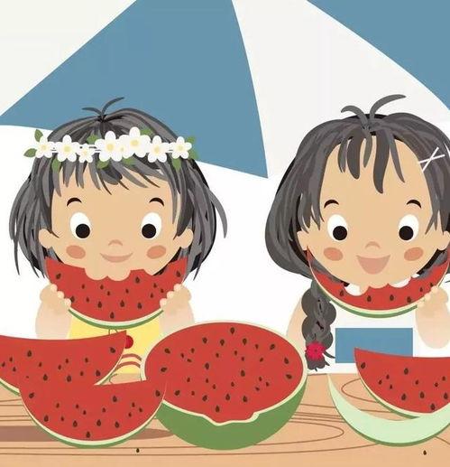 卡通头像吃瓜孩子,揭秘童趣背后的社会现象